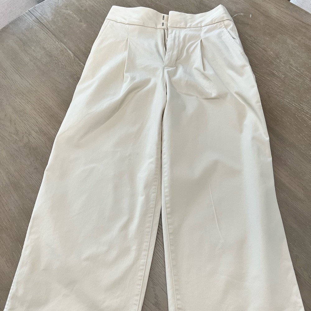 Gap Wide Leg Khakis (ankle length)